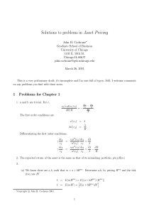 Asset-Pricing——John-H.-Cochrane(教材及答案