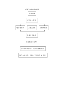 质量管理组织机构图