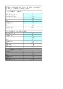 有压短管恒定自由出流计算书