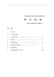 北京富华宇祺信息技术有限公司审计报告