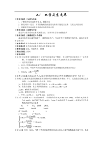 化学反应速率-教案