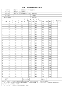 混凝土试块同条件养护记录表