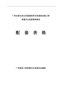 建筑工程质量监督登记表(原版)