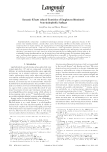 Dynamic-Effects-Induced-Transition-of-Droplets-on-