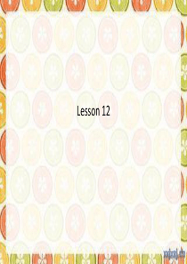 lesson-12初级听力