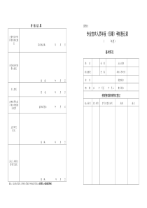 专业技术人员年度(任期)考核登记表