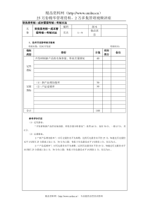 财务类考核―成本管理考核01