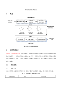 光纤通信系统设计实例