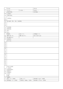 msds表格