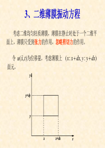 §1.3-二维薄膜振动方程