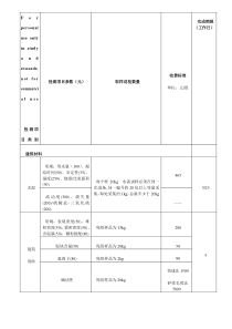 建筑工程质量检测收费项目及标准表