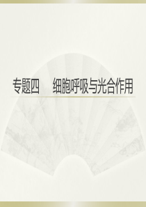 细胞呼吸与光合作用专题(二轮复习)