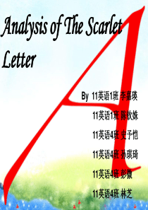 英文PPT-红字-The-scarlet-letter