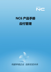 NC61产品手册-应付管理