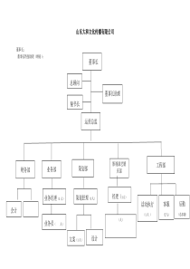 文化传播有限公司组织架构与职责概要