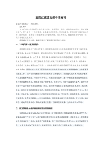 大学生五四红旗团支部事迹材料