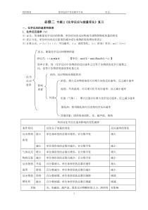 高中化学必修二专题2《化学反应与能量变化》知识点复习及练习(有答案)非常详细