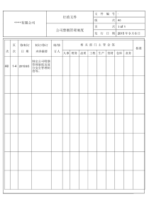 吸烟管理制度