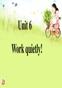 PEP人教版小学英语五年级下册unit6Workquietly!PartB公开课课件