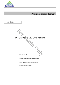 SW-S19-019-1.0-UG-Ambarella-SDK-User-Guide-