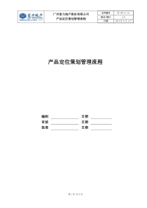 RF-DW-LC-01产品定位策划管理流程（DOC8页）