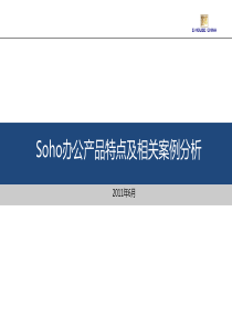 SOHO 产品特点及相关设计分析