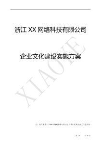 xx企业文化落地方案---经典