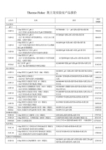 ThermoFisher奥立龙实验室产品报价