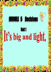 五年级英语下册Module5Unit1《It’sbigandlight》-精品优选PPY课件3(新版