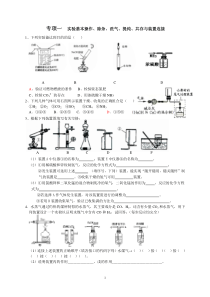 化学专题一-除杂、提纯、洗气、分离与装置连接