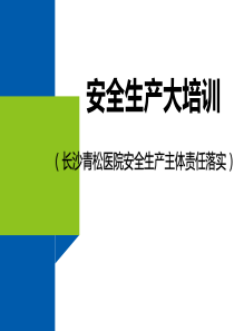 生产经营单位安全生产主体责任落实