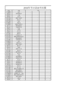 2020年全年节日大全业务跟进表(套用版)