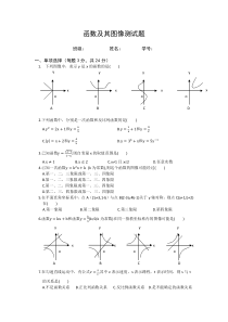 函数及其图像测试题(含答案)