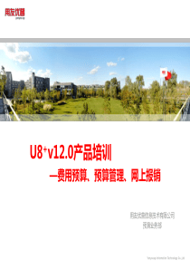 U8V10产品培训-费用预算预算管理网上报销-副本