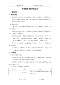 高一数学必修三知识点.