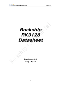 RK3128-Datasheet-V0.6-20140815