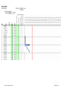 项目管理-甘特图-excel-模板