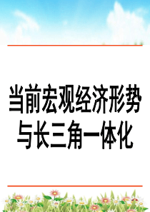 当前宏观经济形势与长三角一体化