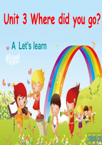 六年级英语下册Unit-3-Where-did-you-go--A-Lets--learn-ppt