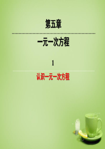 新北师大七年级上5.1认识一元一次方程(共26张PPT)