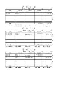 成都理工大学会计系创新实习之4记账凭证