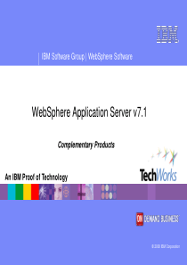 WebSphere Application Server v71互补产品