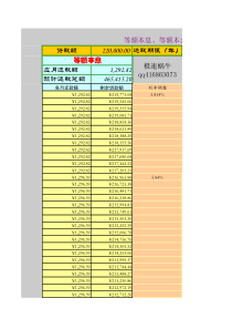 等额本息等额本金计算表