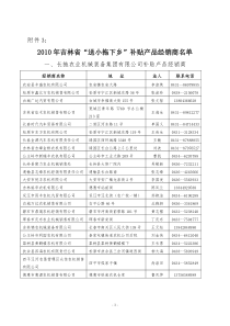 XXXX年吉林省“送小拖下乡”补贴产品经销商名单点击下载-