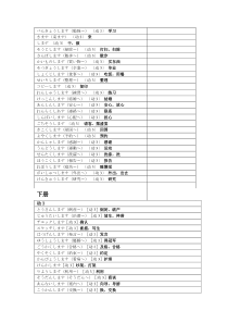 标准日本语初级动3