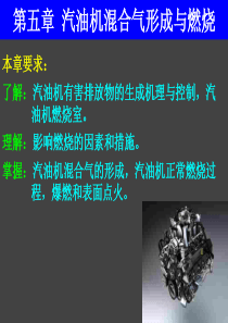 汽油机混合气形成与燃烧