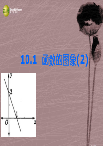 2015年八年级数学下册-10.1-函数的图像课件(二)-(新版)青岛版