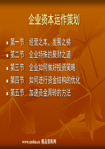 企业资本运作策划（PPT42页）