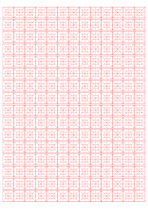 回字格+米字格练字模版(A4最大利用率)