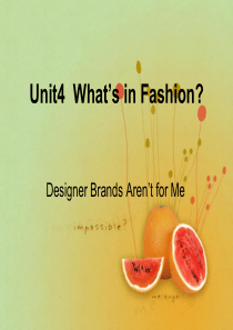 Unit4--What’s-in-Fashion(reading)